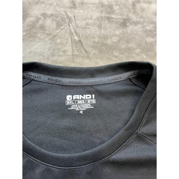 And1 Legendary Logo T-Shirt Mens Size 3XL Short Sleeve Basketball Athletic - Picture 4 of 6